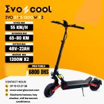 Evoscoot S7-s 1200W Double moteurs